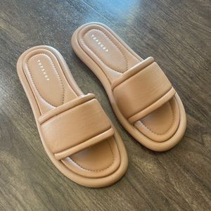 Topshop Piza Leather Sandals